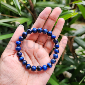 Pulsera con amuleto de Buda de ojo de tigre y hematita de Divine Solutions, regalo unisex - Product Image 5