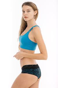 Soutien-gorge de sport Racerback sans coutures, soutien-gorge de sport et de yoga respirant et absorbant la transpiration, extensible et doux pour le fitness - Product Image 4