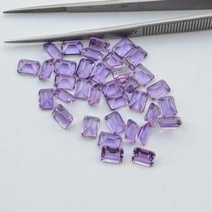 7x9mm naturel brésil améthyste à facettes octogone coupe pierre en gros précieuse pierre précieuse en vrac à la main nouveau Design fournisseur de bijoux - Product Image 1