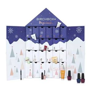 Caja de Regalo con 25 Cajones, Caja de Calendario de Adviento con Forma de Casa Navideña para Chocolate, Maquillaje, <span class=keywords><strong>Belleza</strong></span> y Cosméticos - Product Image 6