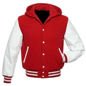 เสื้อแจ็คเก็ตฟลีซวินเทจสไตล์วาร์ซิตี้สำหรับผู้ชายและผู้หญิง ผลิตจากผ้าฝ้าย 100% เหมาะสำหรับใส่เล่นกีฬา - Product Image 2