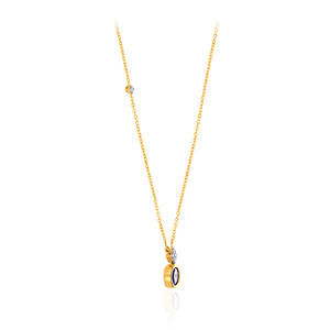 GLEAMORA - Colgante de Diamante Cultivado en Laboratorio con Corte Brillante en Forma de Corazón, Oro Amarillo, Certificado, para Mujer, Moderno, 14K, 2.2g, Uso Diario, Color H - Product Image 2