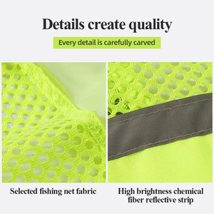T-shirts haute visibilité de qualité supérieure à manches courtes, bandes réfléchissantes, vêtements de travail, uniformes, t-shirts haute visibilité pour les travailleurs - Product Image 5