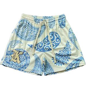 Shorts de sport en maille personnalisés avec logo, impression par sublimation, style tendance, polyester, shorts décontractés pour hommes - Product Image 1