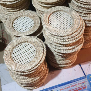 Premium Rustic Rattan Charger <b>Plate</b> 33inch From Vietnam For Luxury Restaurant Dining And Home Ornament By 99 Gold Data - Product Image 1