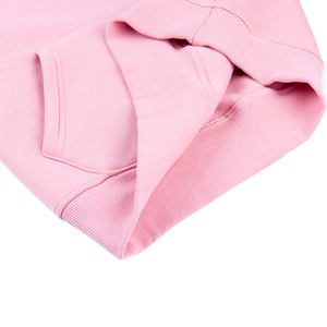 Unisex <b>Pink</b> Pullover Hoodie 100% Cotton Fleece <b>Sweatshirt</b> Regular Fit Casual Solid Color Hooded Autumn Wear - Product Image 3