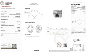 Diamante Cultivado en Laboratorio CVD de 1.50 Quilates, Corte Ovalado, Claridad VVS1, Color D, con Certificado IGI para Anillo de Compromiso Solitario - Product Image 2