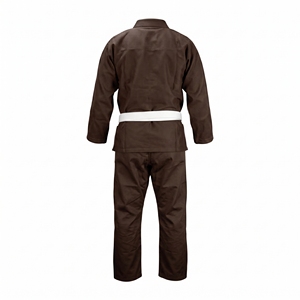 Kimono de Jiu-Jitsu Brésilien (BJJ) beige personnalisé en gros, tissage perlé, ensemble uniforme, fabricant, équipement d'arts martiaux en vrac - Product Image 6