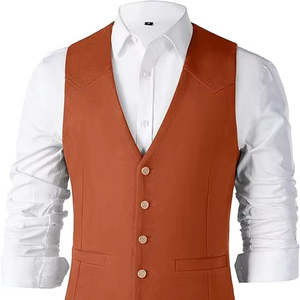 Chaleco de Cuero, Chaleco de Motociclista, Diseño Único, Cierre de Hebilla, Personalizado OEM - Product Image 1