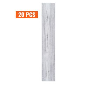 Piastrelle in Vinile Autoadesive Effetto Legno Grigio Chiaro 36 X 6 Pollici, 20 Piastrelle, Spessore 0,62mm, Adesive Fai-da-Te per Pavimenti da Cucina EIR - Product Image 1