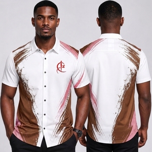 Chemise habillée en coton à manches courtes pour homme – Décontractée, respirante, séchage rapide, légère et durable pour l'été - Product Image 6