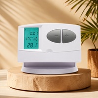 C7RF Programmierbarer Drahtloser RF-Thermostat mit 868MHz für Gaskessel-Heizungssteuerung Flexibles Design für Heim- und Bürogebrauch