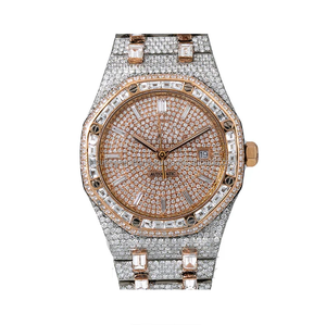 Reloj mecánico de moda de negocios Moissanite helado personalizado de alta calidad Certificación Gra Diamantes de alta calidad Movimiento ETA - Product Image 2