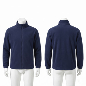 Veste à capuche unisexe en polaire premium 320 GSM, fermeture éclair intégrale, douce, chaude, imperméable, respirante, hiver, OEM ODM - Product Image 3