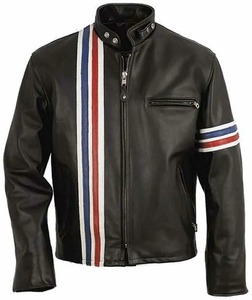 Men Vintage Rider Genuine Leather <b>Jacket</b> Classic Motorcycle <b>Biker</b> <b>Jacket</b> - Product Image 2