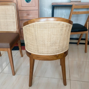Sillas de restaurante de madera maciza con espuma suave adicional y tela suave, a un precio económico. - Product Image 4