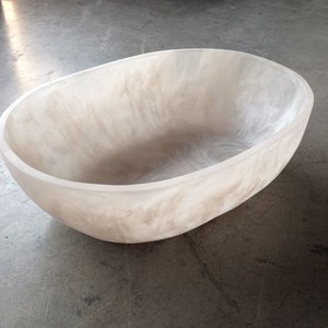 Handmade resin wood bowl <b>epoxy</b> wooden bowl decorative fruit bowl modern home decor glossy finish <b>table</b> centerpiece - Product Image 1