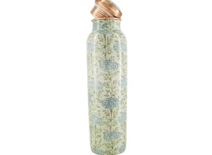 Pure Copper Eco-Friendly Water <b>Bottle</b> 1000ml with Straw Large Capacity for Ayurvedic Benefits - Product Image 6