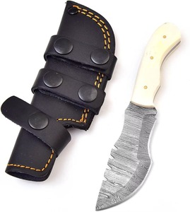 Couteau de camping extérieur 13 pouces à succès avec boussole, étui en cuir, lame dentelée, manche métallique, personnalisable OEM - Product Image 1