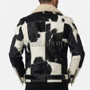 100% Breathable Cowhide <b>Leather</b> Motorbike <b>Jacket</b> For Men Made In Best Material Hair on <b>Leather</b> <b>Jackets</b> Available In Custom Colo - Product Image 2