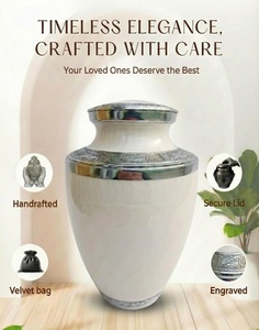 aluminium urn assortment exporter aluminium urn mixed design exporter aluminium urn combo set exporter aluminium urn productvase - Product Image 2