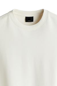 Coton mélangé personnalisé de qualité supérieure pour hommes, manches longues, imprimé ODM, coupe ample, col côtelé, ivoire, 100% coton, collection hiver - Product Image 3