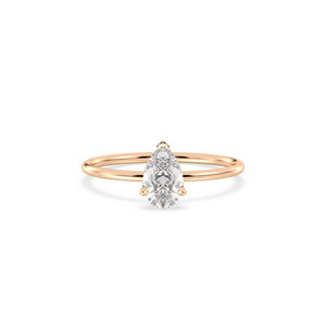 Bague REYES GRA certifiée en argent sterling 925 avec moissanite taille poire de 0,78 carat – Cadeau idéal pour mariage ou anniversaire pour femme - Product Image 2