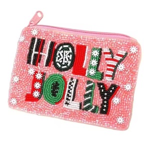 Porte-monnaie pour femmes et filles CRYSTAL CRAFT, très vendu, fait main, personnalisable en couleur et taille, perles de verre, broderie, fermeture à glissière - Product Image 6