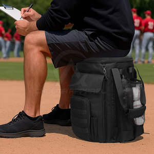 Bolsa de Béisbol Resistente y Cómoda para Equipos Deportivos, con Múltiples Bolsillos y Cierre Suave, Venta al Por Mayor - Product Image 4