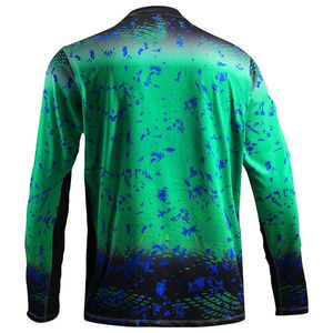 เสื้อตกปลาผู้ชายสีพื้นแบบกำหนดเอง ราคาแข่งขัน ปี 2026 รับออกแบบ OEM พิมพ์โลโก้ตามสั่ง - Product Image 2