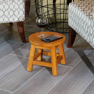 Sgabello in Legno Naturale Intagliato a Forma di Ape Regina, Sedia per Bambini - Product Image 4