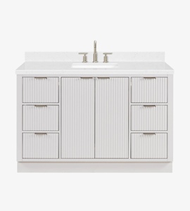Venta al por mayor: Mueble de baño Phoebe de 54 pulgadas con lavabo individual, solo mueble, directo de fábrica en Vietnam - Product Image 1