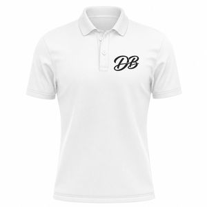Polo personnalisé en gros unisexe en coton piqué blanc à manches courtes avec logo brodé, uniforme de golf, fournisseur OEM ODM - Product Image 1