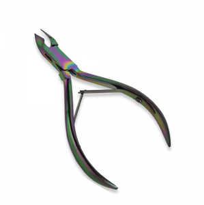 Gold Stainless Steel Cuticle Nipper <b>Nail</b> <b>Tool</b> Straight Blade Sharp Tip Wide Jaw Opening Thick <b>Nails</b> Baby Care Child Finger Feet - Product Image 6