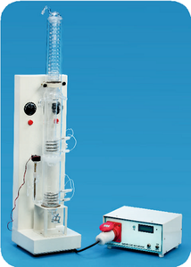 Distillateur d'eau vertical de laboratoire scientifique double système de distillation à deux étages - Product Image 3