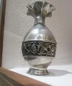 Decorative <b>Aluminum</b> <b>Table</b> Vase Vintage Style Eco-Friendly Metal Flower Pot for Garden Use Made in India Hot Sale - Product Image 4