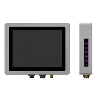 Moniteur 10,4 pouces Full IP67, industriel, extérieur, environnement hostile, verre PCAP/RTP/AG, atténuation automatique, télécommande IR, aluminium