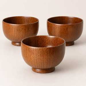 Bol de service en bois PureGrain, élégant et artisanal, en bois naturel, pour salades, fruits, collations et service quotidien - Product Image 5