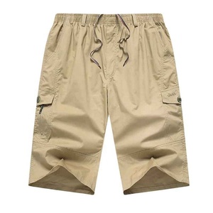 Pantalones Cortos Cargo Negros para Hombre, Estilo Hip Hop, Ecológicos, Cintura Media, Cordón Ajustable, Secado Rápido, Tela Oxford, Casuales, con Bolsillos - Product Image 5