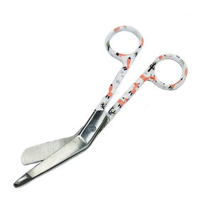 Tijeras para vendajes de uso diario con punta de seguridad de diseño moderno, para un agarre cómodo, ideales para clínicas, botiquines de primeros auxilios y uso de emergencia - Product Image 1