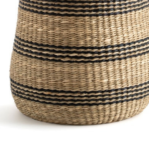 Panier de pique-nique rond en jonc de mer Vietrustic, tendance du moment, fait main, écologique, multifonctionnel, pour la maison et le rangement du linge - Product Image 5
