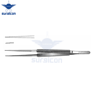 Pinzas de Sutura Microquirúrgicas Rectas de 18 cm / 7 Pulgadas con Punta Fina de 0.6 mm, Instrumento Microquirúrgico de Acero Inoxidable para Trabajo de Precisión - Product Image 4