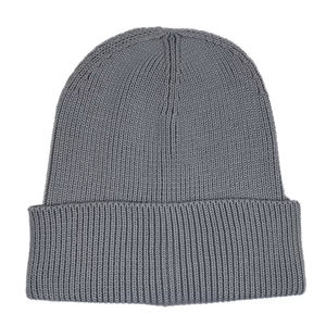 Gorro de Invierno Unisex Personalizable con Logotipo de Impresión Digital, 100% Algodón, Color Sólido, Diseño de Punto con Puño, para Uso en Exteriores - Product Image 1