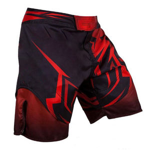 Men's Black Gray Geometric Print Quick Dry Sport <b>Shorts</b> Mid Waist Elastic Closure Sublimation Design Front Logo 180g - Product Image 2