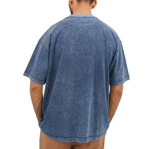 เสื้อยืดผู้ชายทรงปกติ ปี 2026 ผ้าคอตตอนถัก 100% ซักแล้ว คอกลม แขนปกติ สีพื้น สวมใส่สบายๆ รับสกรีนโลโก้ - Product Image 3