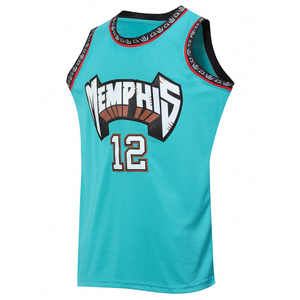 Maillot de basket éco-responsable en polyester recyclé certifié GRS, fabrication équilibrée en termes de carbone, uniforme d'équipe de basket personnalisé - Product Image 2