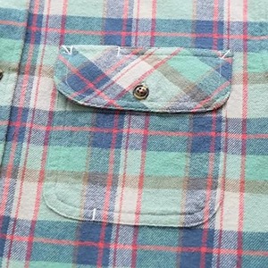 Camisa Formal de Franela para Hombre, Teñida con Hilo, Sólida, Transpirable, Antipilling, de Poliéster/Algodón Pesado, Manga Larga, Primavera, de Fábrica - Product Image 5