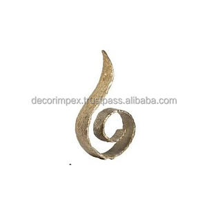 Eco-Friendly Modern Aluminum Metal Abstract Decorative Sculpture Home Decor <b>Statue</b> Accent Figurine <b>Gold</b> - Product Image 2