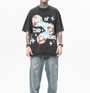 T-shirt homme 100% coton premium, séchage rapide, sur mesure, avec matériaux de haute qualité, logo imprimé en relief sur le devant, idéal pour le fitness. - Product Image 2