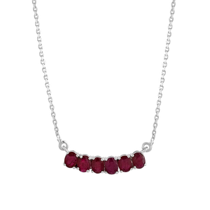 Colgante de rubí en plata de ley 92.5 KLSP-50614 - Product Image 1